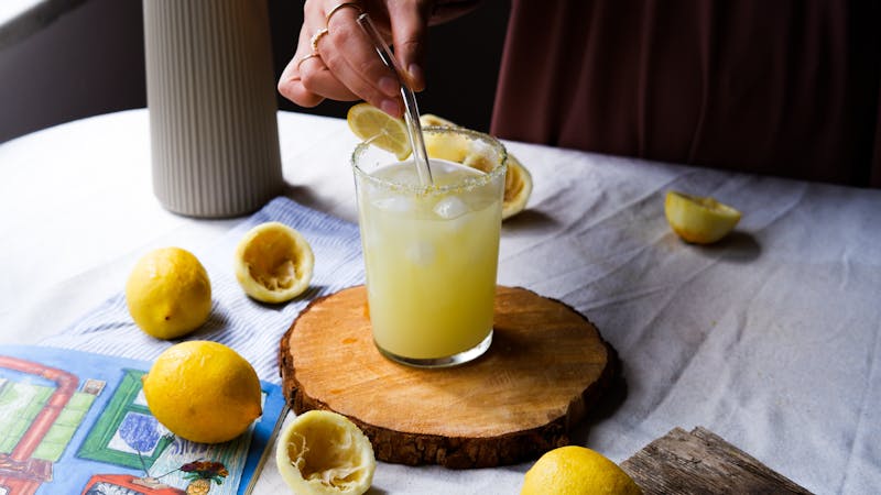 Craft Lemonade freshly squeezed at Dewey's pizza